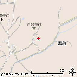 宮城県東松島市根古湯舟周辺の地図