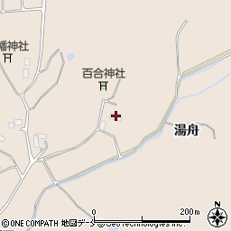 宮城県東松島市根古（湯舟）周辺の地図