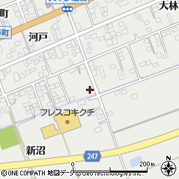 宮城県東松島市矢本新沼198周辺の地図