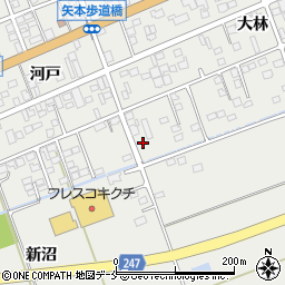 宮城県東松島市矢本大林44周辺の地図