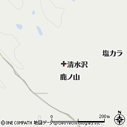 宮城県富谷市二ノ関清水沢周辺の地図