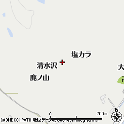 宮城県富谷市二ノ関原在家山周辺の地図