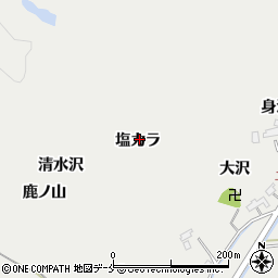 宮城県富谷市二ノ関塩カラ周辺の地図