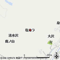 宮城県富谷市二ノ関（塩カラ）周辺の地図