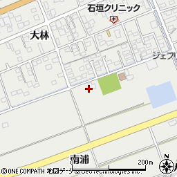 宮城県東松島市矢本南浦周辺の地図