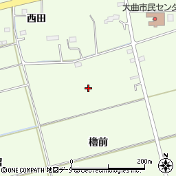 宮城県東松島市大曲櫓前周辺の地図