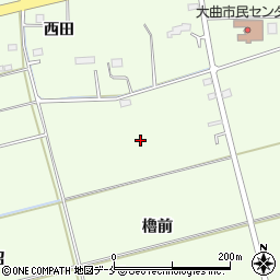 宮城県東松島市大曲（櫓前）周辺の地図