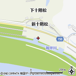 宮城県東松島市西福田新十階松周辺の地図