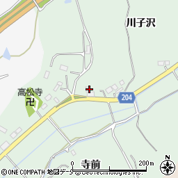 宮城県東松島市高松新寺前114周辺の地図