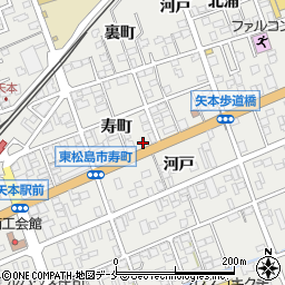 宮城県東松島市矢本寿町17周辺の地図