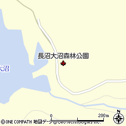 長沼大沼森林公園周辺の地図