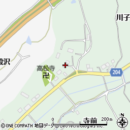 宮城県東松島市高松新寺前106周辺の地図