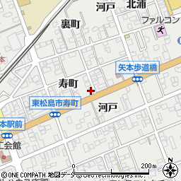 宮城県東松島市矢本寿町19周辺の地図
