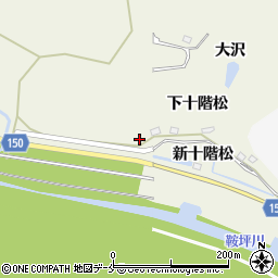 宮城県東松島市西福田下十階松27周辺の地図