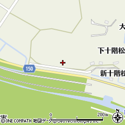 宮城県東松島市西福田上十階松周辺の地図