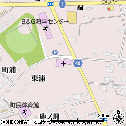 大郷町文化会館周辺の地図