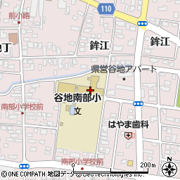 河北町立谷地南部小学校周辺の地図