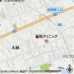 宮城県東松島市矢本大林17-2周辺の地図