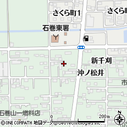 宮城県石巻市渡波新千刈49-1周辺の地図