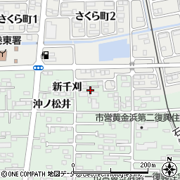 宮城県石巻市渡波新千刈151周辺の地図