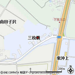 宮城県富谷市三ノ関三枚橋25周辺の地図