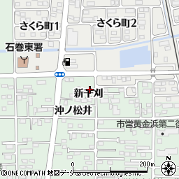宮城県石巻市渡波新千刈140-3周辺の地図