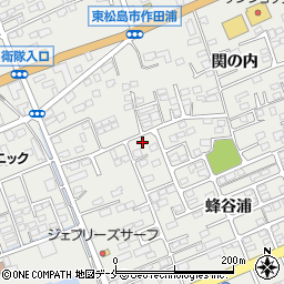 宮城県東松島市矢本蜂谷浦69-5周辺の地図