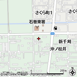 日新興業石巻営業所周辺の地図