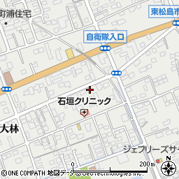 宮城県東松島市矢本大林9周辺の地図