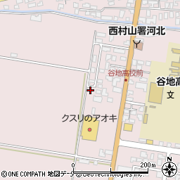 山形県西村山郡河北町谷地砂田42周辺の地図