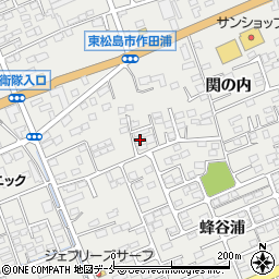 宮城県東松島市矢本蜂谷浦67周辺の地図