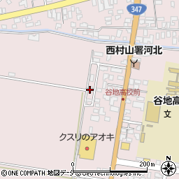 山形県西村山郡河北町谷地砂田26-13周辺の地図