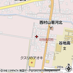 山形県西村山郡河北町谷地砂田26周辺の地図