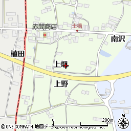 宮城県黒川郡大郷町土橋上畑周辺の地図