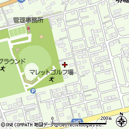 宮城県東松島市大曲横沼周辺の地図
