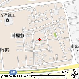 宮城県石巻市門脇浦屋敷周辺の地図
