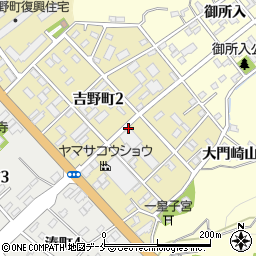 宮城県石巻市吉野町周辺の地図