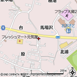 ホワイト急便　大郷町中村店周辺の地図