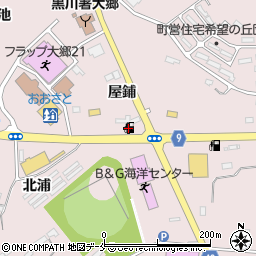 ＥＮＥＯＳ大郷バイパスＳＳ周辺の地図