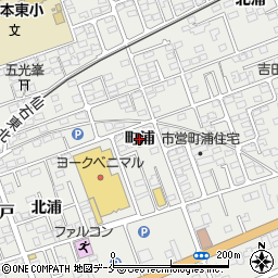 宮城県東松島市矢本（町浦）周辺の地図
