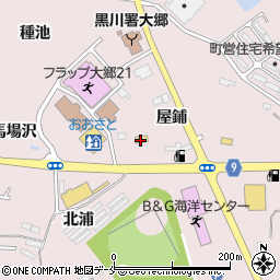ファミリーマート宮城大郷店周辺の地図