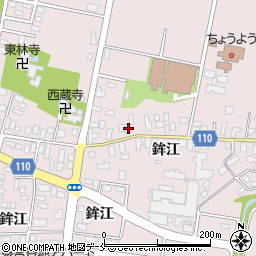 山形県西村山郡河北町谷地乙8周辺の地図