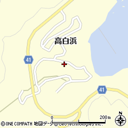 宮城県牡鹿郡女川町高白浜高白周辺の地図