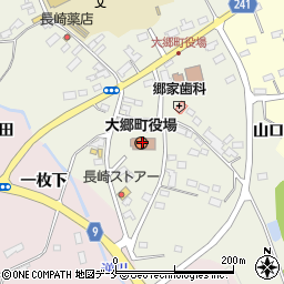 大郷町役場　公民連携室周辺の地図