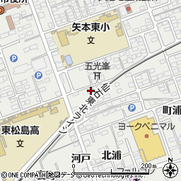 宮城県東松島市矢本大溜236周辺の地図