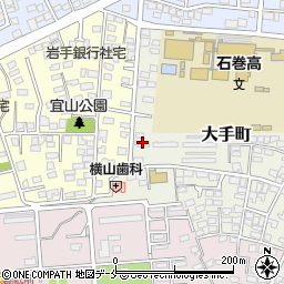 宮城県石巻市大手町9周辺の地図
