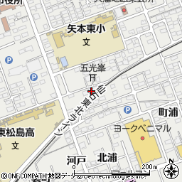 宮城県東松島市矢本大溜237-1周辺の地図