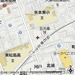 宮城県東松島市矢本大溜228周辺の地図