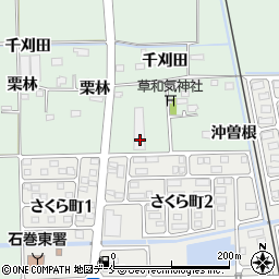 宮城県石巻市渡波新千刈119-1周辺の地図