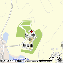 法山寺周辺の地図
